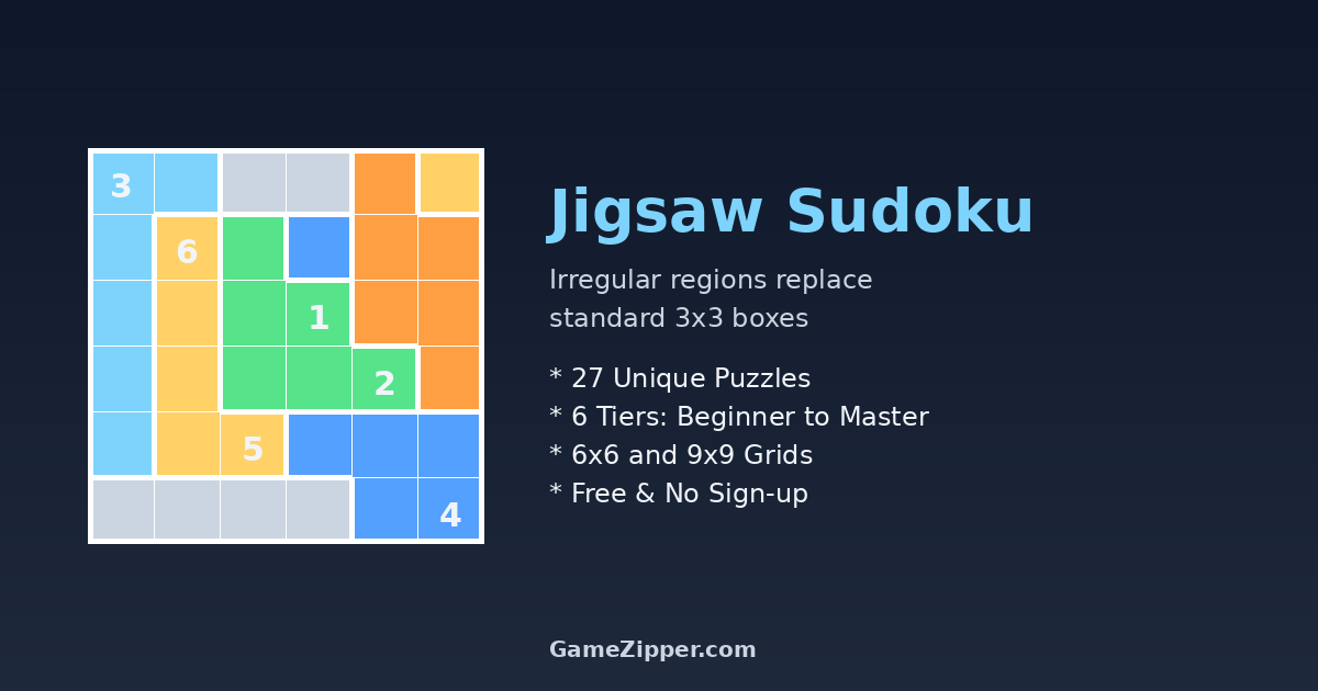 Jigsaw Sudoku