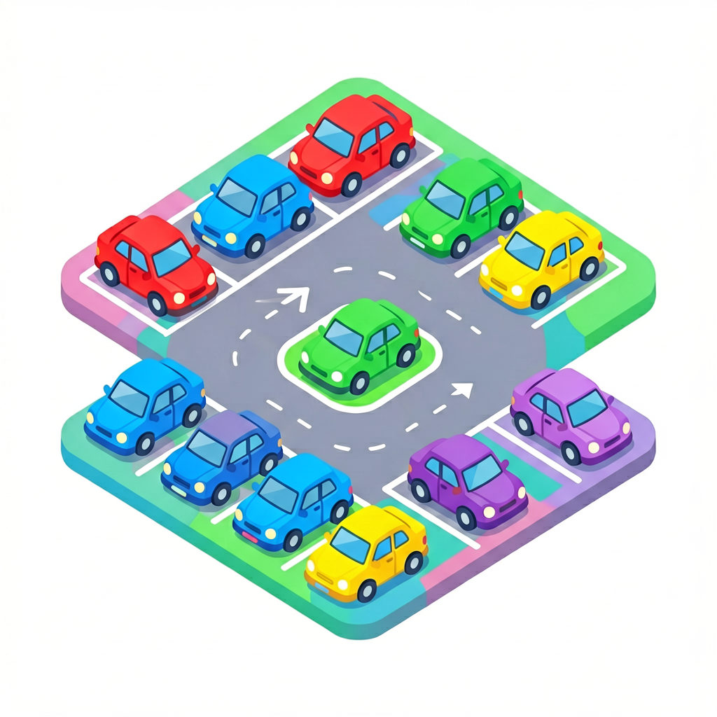 Color Cars Parking