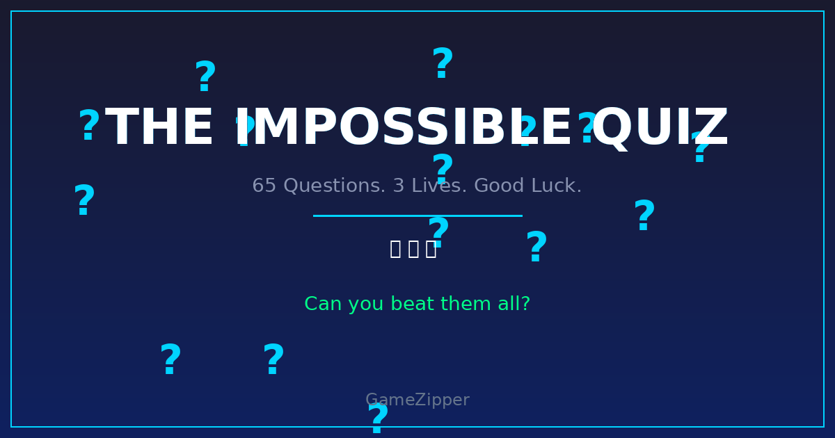 The Impossible Quiz