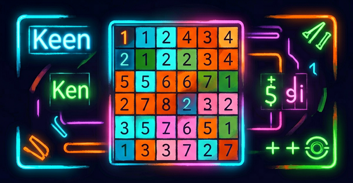 KenKen Puzzle Online - Math Logic Game